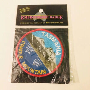 Vtg Cradle Mountain Lake  Sinclair National Park Tasmania Australia Patch